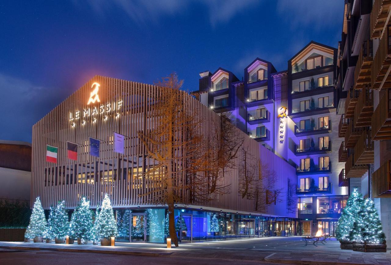 Le Massif Hotel & Lodge Courmayeur The Leading Hotels Of The World Экстерьер фото