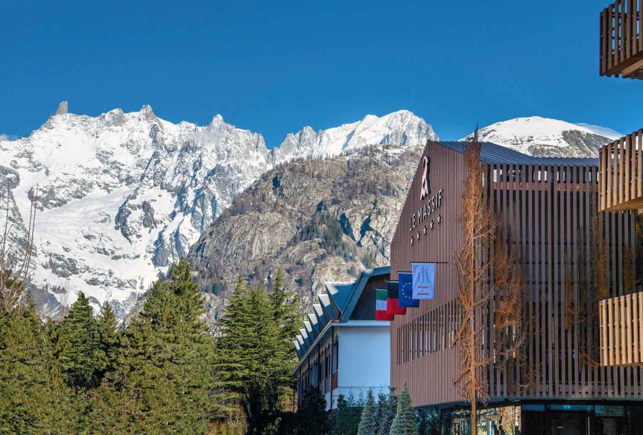 Le Massif Hotel & Lodge Courmayeur The Leading Hotels Of The World Экстерьер фото